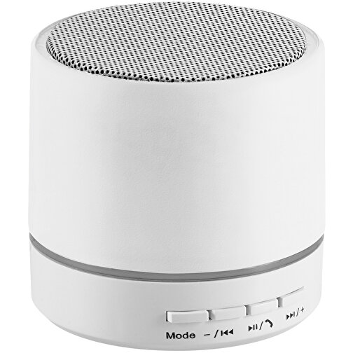 PEREY. Tragbarer Lautsprecher ABS Mit Mikrofon , weiß, ABS, , Bild 1