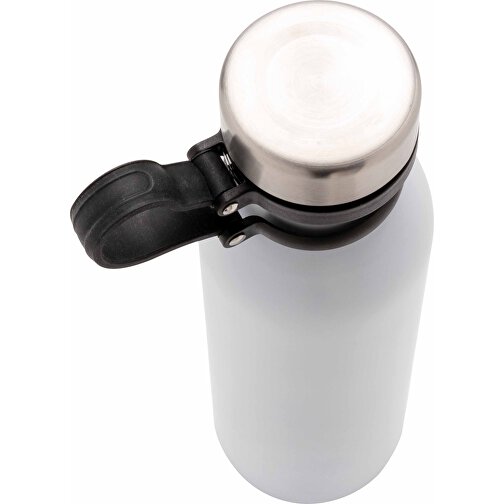 Kupfer-Vakuumisolierte Flasche Mit Trageriemen, Weiß , weiß, Edelstahl, 25,50cm (Höhe), Bild 3