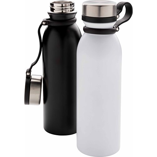 Kupfer-Vakuumisolierte Flasche Mit Trageriemen, Weiß , weiß, Edelstahl, 25,50cm (Höhe), Bild 7