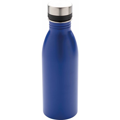 Deluxe Wasserflasche, Blau , blau, Edelstahl, 21,50cm (Höhe), Bild 1