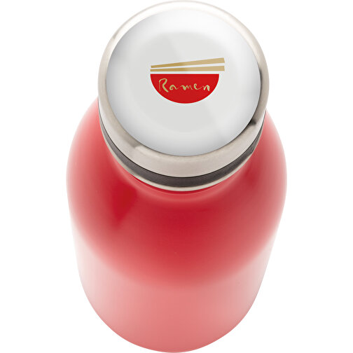Deluxe Wasserflasche, Rot , rot, Edelstahl, 21,50cm (Höhe), Bild 7