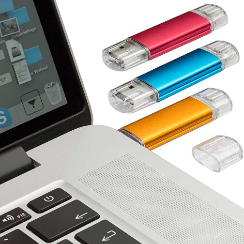 USB-Stick ALU SMART 2.0 64GB , Promo Effects MB , schwarz MB , 65 GB , Aluminium MB , 3 - 10 MB/s MB , 3,80cm x 1,75cm (Länge x Breite), Bild 4