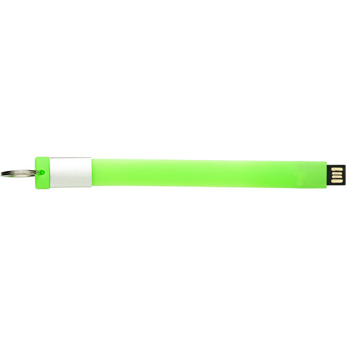 USB-Stick Schlaufe 2.0 64GB , Promo Effects MB , grün MB , 65 GB , Kunststoff MB , 3 - 10 MB/s MB , 12,10cm x 1,65cm (Länge x Breite), Bild 2