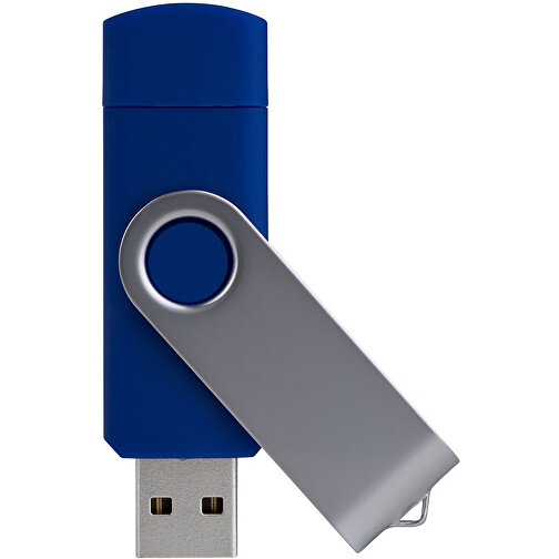 USB-Stick Smart Swing 64 GB , Promo Effects MB , blau MB , 65 GB , Kunststoff, Metal MB , 3 - 10 MB/s MB , 7,00cm x 1,00cm x 1,90cm (Länge x Höhe x Breite), Bild 1