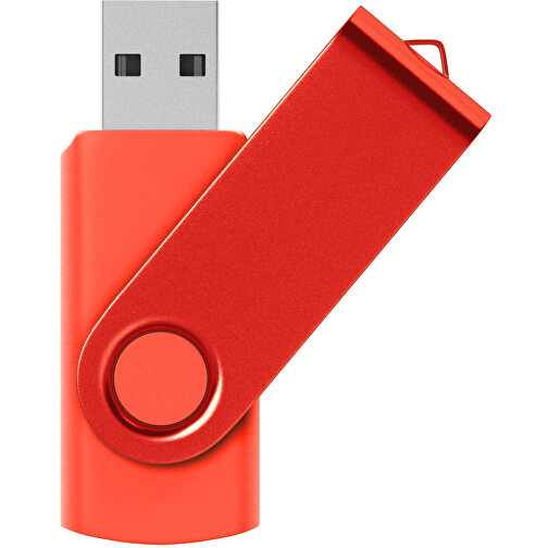 USB-Stick Swing Color 64GB , Promo Effects MB , rot MB , 65 GB , Kunststoff/ Aluminium MB , 3 - 10 MB/s MB , 5,70cm x 1,00cm x 1,90cm (Länge x Höhe x Breite), Bild 1