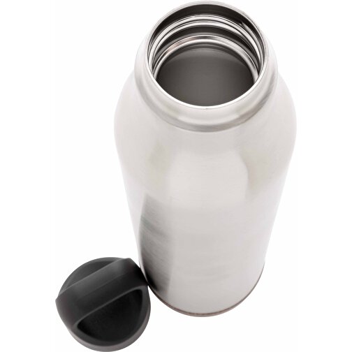 Auslaufsichere Vakuum-Flasche Mit Kork, Silber , silber, Edelstahl, 29,00cm (Höhe), Bild 4