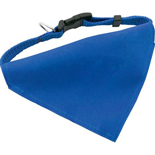 Kopftuch Hundehalsband ROCO , blau, Polyester, 20,00cm x 14,00cm (Länge x Breite), Bild 1