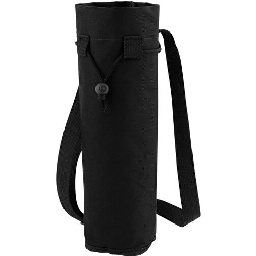 Flaschenkühltasche FRESHER , schwarz, Polyester 6D/ PVC, 33,50cm (Breite), Bild 1