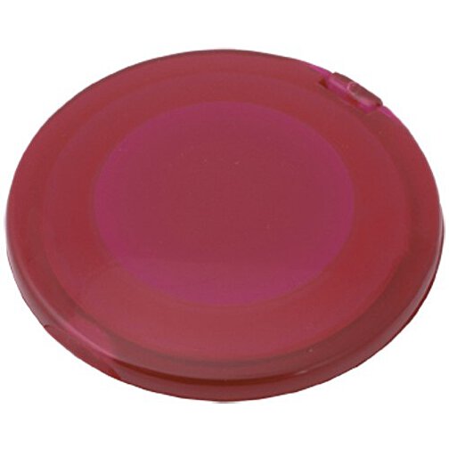 Taschenspiegel NAZA , rot, Kunststoff, 1,30cm (Breite), Bild 1