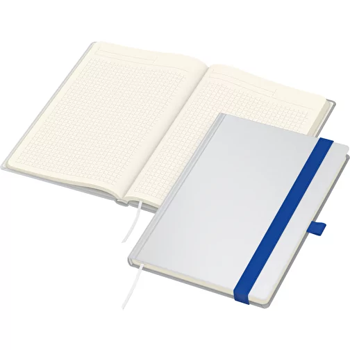 Notebook Match-Book White A4 Bestseller, matowy, sredni niebieski, Obraz 2