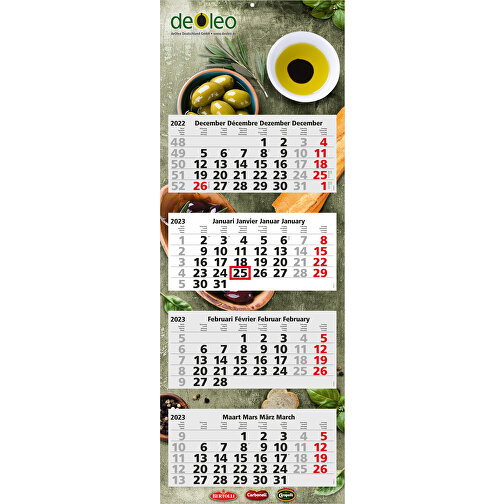 4-måneders kalender Quadro Light 4 bestselger inkl. 4C trykk, Benelux, Bilde 1
