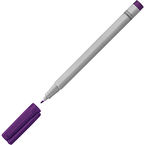 STAEDTLER Lumocolor Non-permanent F , Staedtler, violett, Kunststoff, 14,10cm x 0,90cm x 0,90cm (Länge x Höhe x Breite), Bild 2