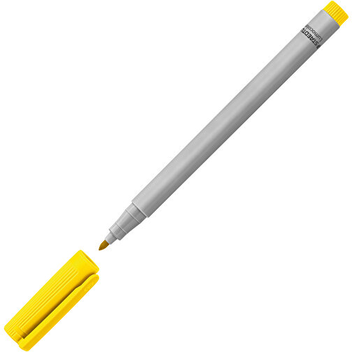 STAEDTLER Lumocolor Non-permanent M , Staedtler, gelb, Kunststoff, 14,10cm x 0,90cm x 0,90cm (Länge x Höhe x Breite), Bild 2