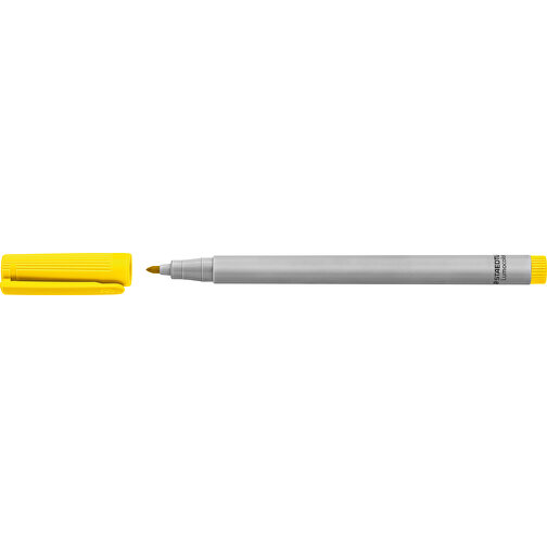 STAEDTLER Lumocolor Non-permanent M , Staedtler, gelb, Kunststoff, 14,10cm x 0,90cm x 0,90cm (Länge x Höhe x Breite), Bild 3