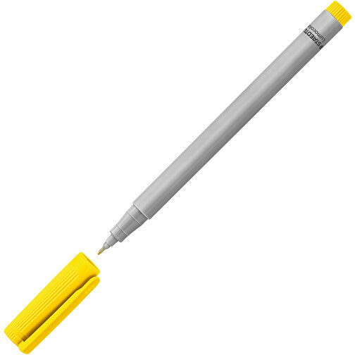 STAEDTLER Lumocolor Non-permanent S , Staedtler, gelb, Kunststoff, 14,10cm x 0,90cm x 9,00cm (Länge x Höhe x Breite), Bild 2