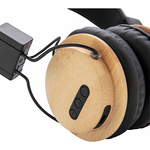 Sluchawki bezprzewodowe ECO Bamboo, Obraz 5