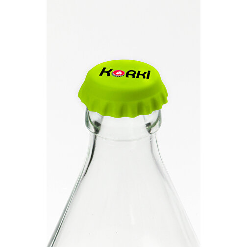 Korki - Flaschenverschluss , grün, Silikon, , Bild 4
