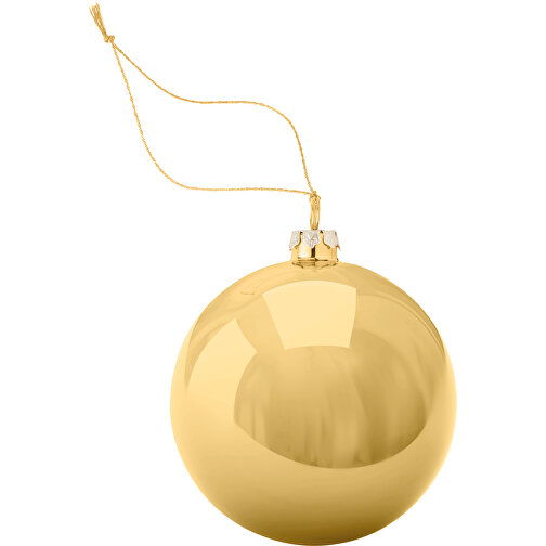 Happy Ball , golden, Kunststoff, , Bild 1