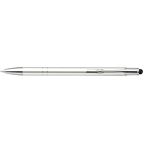 GALBA. Aluminium-Kugelschreiber Mit Touch Tip Und Clip , weiß, Aluminium, , Bild 3
