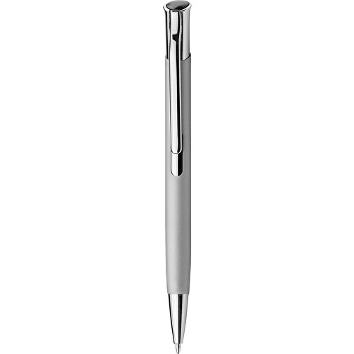 OLAF SOFT. Kugelschreiber Aus Aluminium , satinsilber, Aluminium, 0,18cm (Höhe), Bild 1