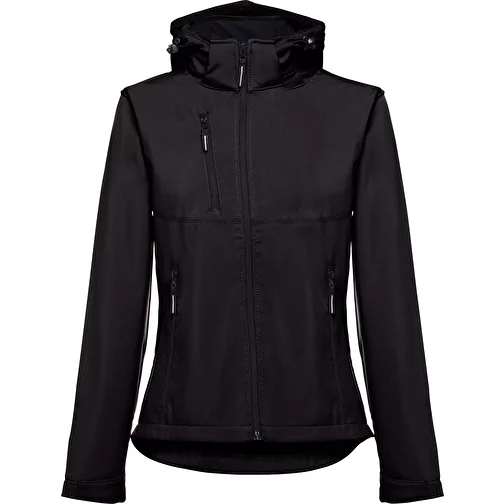 THC ZAGREB WOMEN. Softshell pour femme, avec capuche amovible, Image 2