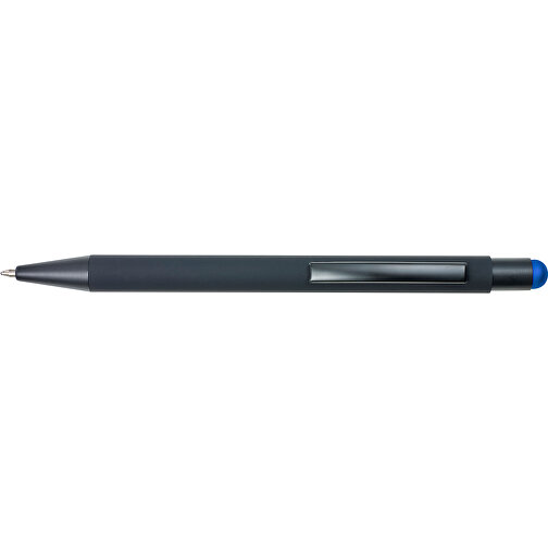 Kugelschreiber Aus Aluminium Formentera , kobaltblau, Aluminium, Metall, Kautschuk, , Bild 3