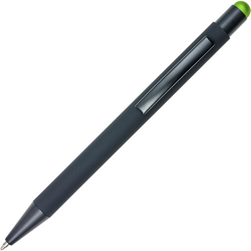 Kugelschreiber Aus Aluminium Formentera , limettengrün, Aluminium, Metall, Kautschuk, , Bild 2