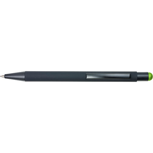 Kugelschreiber Aus Aluminium Formentera , limettengrün, Aluminium, Metall, Kautschuk, , Bild 3
