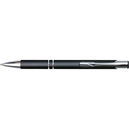 Kugelschreiber Aus Metall Yvette , schwarz, ABS, Aluminium, Plastik, Stahl, , Bild 3