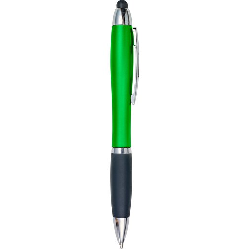 LED-Kugelschreiber Norderney , grün, ABS, 13,60cm (Breite), Bild 4