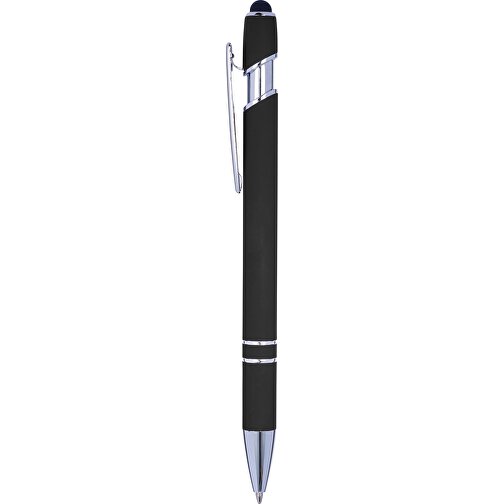 Kugelschreiber Mit Touchfunktion Primo , schwarz, Aluminium, Metall, Kautschuk, , Bild 4