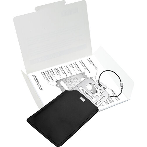 ROMINOX® Card Tool // Travel Tag - 30 Funktionen , Edelstahl, 8,60cm x 0,15cm x 5,40cm (Länge x Höhe x Breite), Bild 7