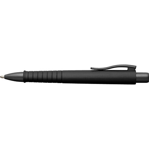 Kugelschreiber Poly Ball Urban All Black , Faber-Castell, schwarz, Kunststoff, 13,50cm x 1,80cm x 1,80cm (Länge x Höhe x Breite), Bild 3