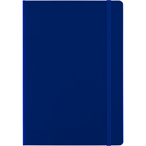 Notizbuch Aus Karton (ca. DIN A5 Format) Chanelle , blau, PVC, Papier 80 g/m2, 21,00cm x 1,80cm x 14,70cm (Länge x Höhe x Breite), Bild 1