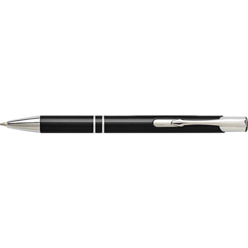 Kugelschreiber Aus Aluminium Delia , schwarz, Aluminium, Metall, , Bild 3