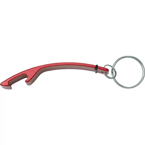 Porte-clés en aluminium avec décapsuleur Amani, Image 1