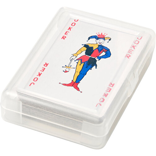 Kartenspiel Ace , rot, PET, Papier 300 g/m², 8,70cm x 1,60cm x 5,70cm (Länge x Höhe x Breite), Bild 1