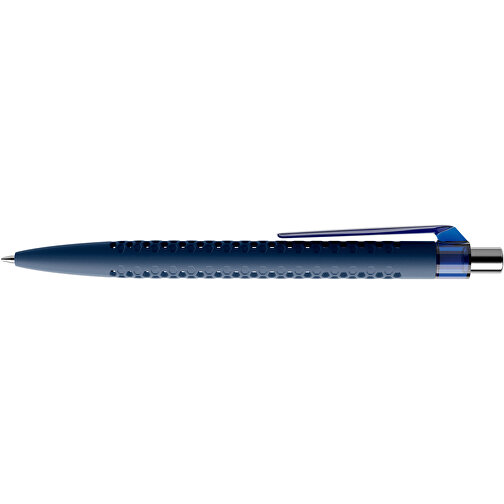 Prodir QS40 Soft Touch PRT Push Kugelschreiber , Prodir, sodalithblau/silber poliert, Kunststoff/Metall, 14,10cm x 1,60cm (Länge x Breite), Bild 5