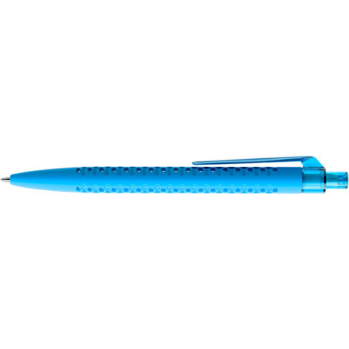 Prodir QS40 Soft Touch PRT Push Kugelschreiber , Prodir, cyanblau, Kunststoff, 14,10cm x 1,60cm (Länge x Breite), Bild 5