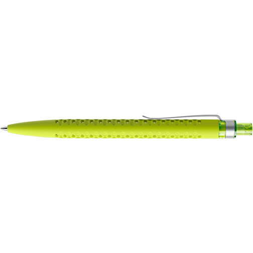 Prodir QS40 Soft Touch PRS Push Kugelschreiber , Prodir, gelbgrün/silber, Kunststoff/Metall, 14,10cm x 1,60cm (Länge x Breite), Bild 5