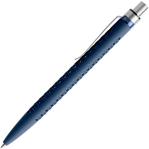 Prodir QS40 Soft Touch PRS Push Kugelschreiber , Prodir, sodalithblau/silber satiniert, Kunststoff/Metall, 14,10cm x 1,60cm (Länge x Breite), Bild 4