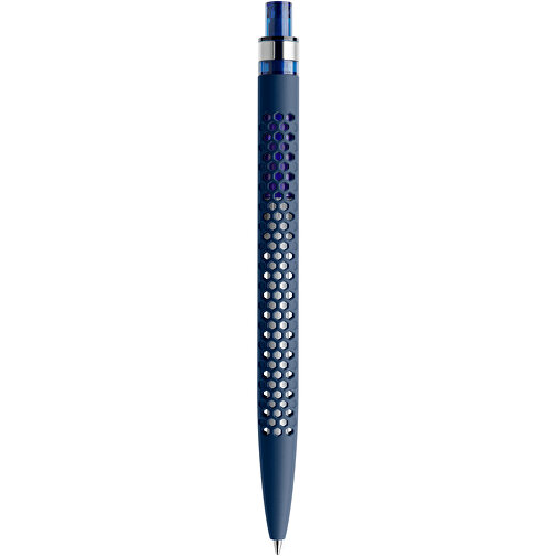 Prodir QS40 Soft Touch PRS Push Kugelschreiber , Prodir, sodalithblau/silber, Kunststoff/Metall, 14,10cm x 1,60cm (Länge x Breite), Bild 3