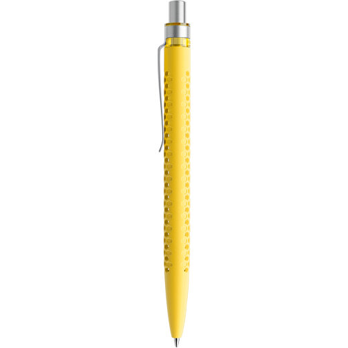 Prodir QS40 Soft Touch PRS Push Kugelschreiber , Prodir, lemon/silber satiniert, Kunststoff/Metall, 14,10cm x 1,60cm (Länge x Breite), Bild 2