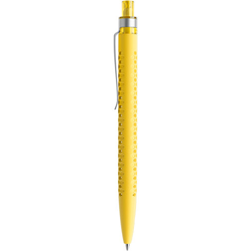 Prodir QS40 Soft Touch PRS Push Kugelschreiber , Prodir, lemon/silber, Kunststoff/Metall, 14,10cm x 1,60cm (Länge x Breite), Bild 2