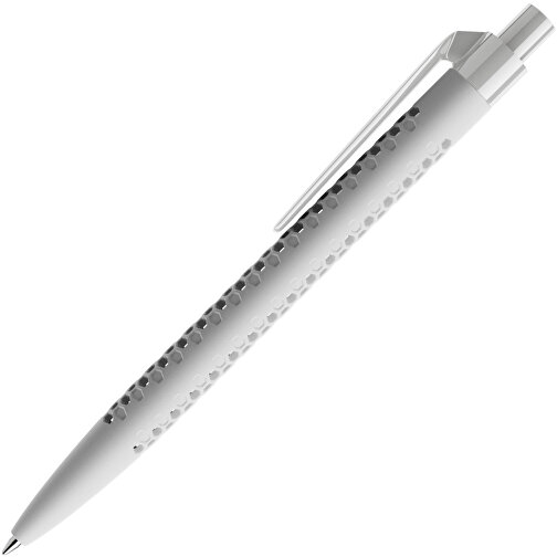 Prodir QS40 Soft Touch PRP Push Kugelschreiber , Prodir, zementgrau, Kunststoff, 14,10cm x 1,60cm (Länge x Breite), Bild 4