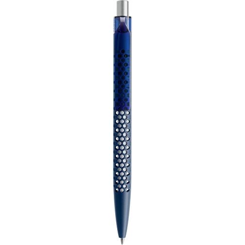 Prodir QS40 PMT Push Kugelschreiber , Prodir, sodalithblau/silber, Kunststoff/Metall, 14,10cm x 1,60cm (Länge x Breite), Bild 1