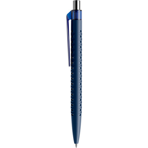 Prodir QS40 PMT Push Kugelschreiber , Prodir, sodalithblau/silber poliert, Kunststoff/Metall, 14,10cm x 1,60cm (Länge x Breite), Bild 2