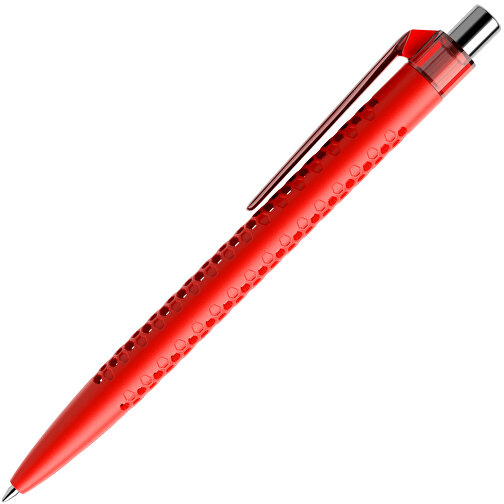 Prodir QS40 PMT Push Kugelschreiber , Prodir, rot/silber poliert, Kunststoff/Metall, 14,10cm x 1,60cm (Länge x Breite), Bild 4