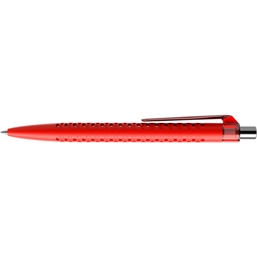 Prodir QS40 PMT Push Kugelschreiber , Prodir, rot/silber poliert, Kunststoff/Metall, 14,10cm x 1,60cm (Länge x Breite), Bild 5