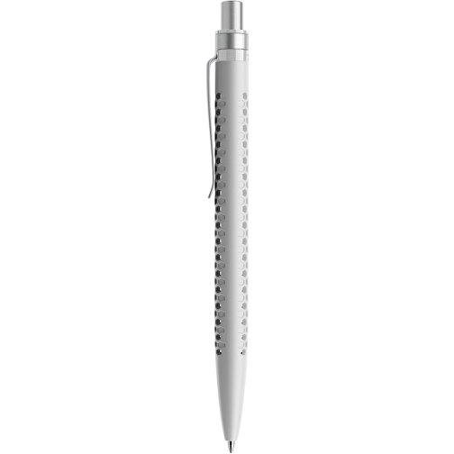 Prodir QS40 PMS Push Kugelschreiber , Prodir, zementgrau/silber satiniert, Kunststoff/Metall, 14,10cm x 1,60cm (Länge x Breite), Bild 2